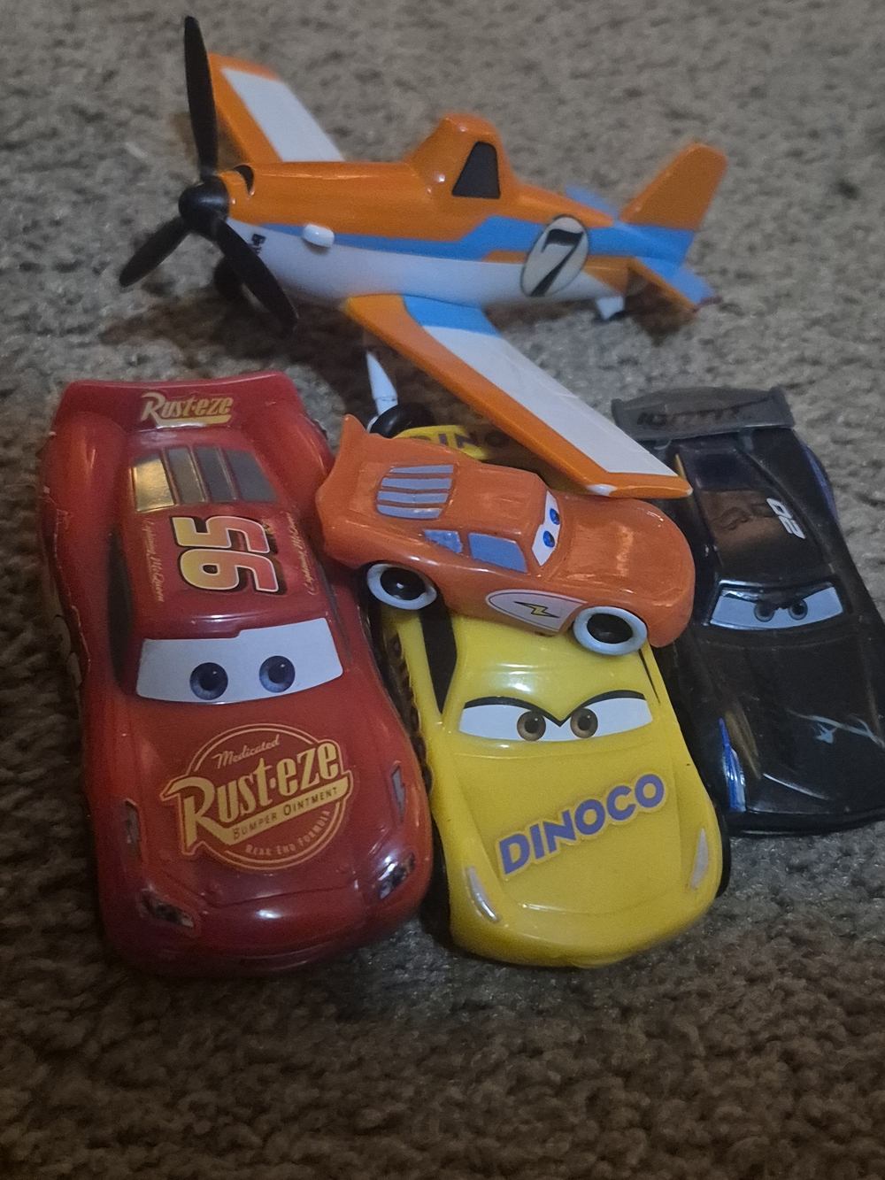 Disney Pixar Cars Toy Vehicle Set with Airplane